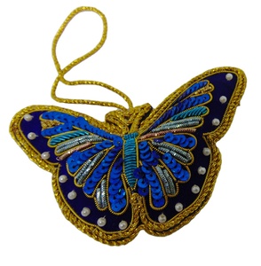 Adornos Navideños Colgantes de Mariposa Hechos a Mano en Acrílico Cuadrado de Alta Calidad - Product Image 1