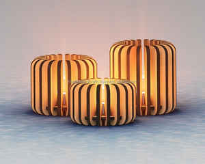 Support de lampe T à cadre en métal design pour la décoration intérieure moderne, la table à manger et le centre de table de mariage - Product Image 2