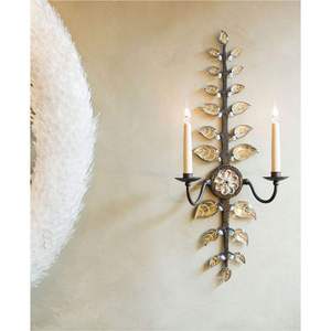 Handcrafted Wrought Iron Hanging <b>Wall</b> <b>Sconce</b> Minimalist Long Stem Metal Over the Door Candle Holder for Rustic Home Decor - Product Image 3