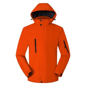 Chaqueta Softshell deportiva de invierno personalizada para hombre, abrigo de esquí impermeable para exteriores con cierre de cremallera, cómodo tejido polar - Product Image 3