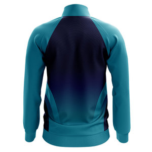 Men's Gradient Color Block Track <b>Jacket</b> Zipper Stand Collar Sporty Outerwear Breathable Polyester <b>Racer</b> <b>Jacket</b> Autumn Wear - Product Image 2