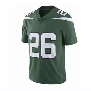 Maillot de football américain léger et respirant en maille à manches courtes pour homme, durable, anti-plis, col en V, imprimé par sublimation, grandes tailles - Product Image 4