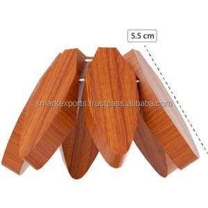 Wooden Trivet Tree Set for Hot Plates Stylish Coasters for Pots and Kitchen Protection from Heat Keeping Surfaces Safe and Clean - Product Image 6