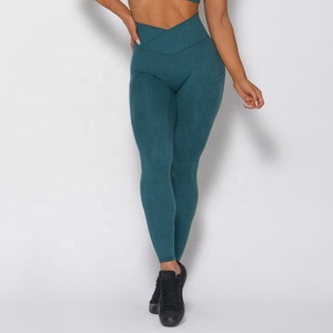 Custom Breathable Mid Waist Yoga Gym Leggings for Women-Tall Friendly Workout Sets - Product Image 5