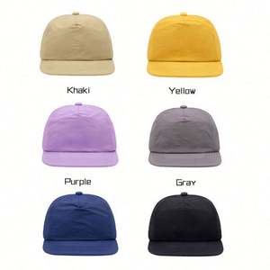 Casquette Snapback 5 Panneaux Personnalisée de Haute Qualité avec Logo Brodé et Cordelette Plate pour l'Extérieur – Vente en Gros - Product Image 1