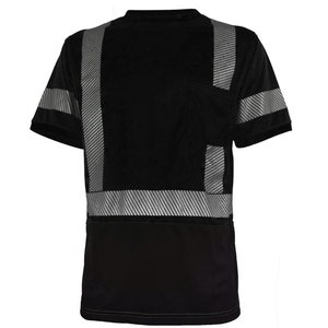 Working T Shirts Men Reflective CE Certified Lightweight High Visibility Polyester Workwear Road Construction Industrial Safety - Product Image 5
