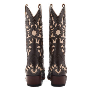 Genuine Cowhide Leather Cowboy <b>Boots</b> | Handmade Mexican Western <b>Boots</b> for Autumn Winter <b>Spring</b> - Product Image 2