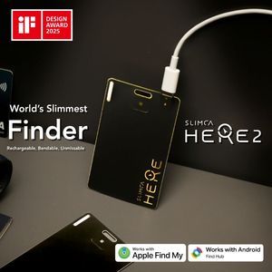 Tarjeta de pasaporte con rastreador Bluetooth recargable para la protección de equipaje y pasaporte durante viajes - Product Image 3