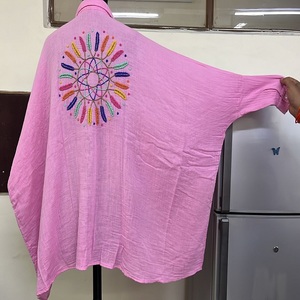Túnica de Gasa de Algodón, Nuevo Diseño, Calidad Premium, Vestido Informal para Mujer, Bordado a Mano, Precio al por Mayor de Verano, Fabricante Indio - Product Image 2