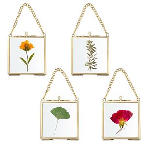 Gold Metal & Glass Photo <b>Frame</b> with Glass Hanging <b>Wall</b> Decor <b>for</b> Home Decoration Customized Glass <b>Picture</b> <b>Frame</b> - Product Image 3