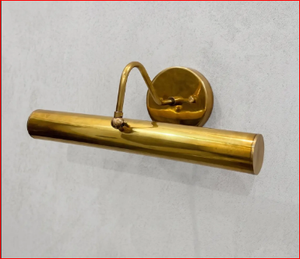 Solid Brass Picture <b>Light</b>: Mid-Century Vintage Style Adjustable Wall <b>Sconce</b> - Product Image 2