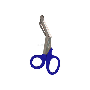 Ciseaux médicaux pour pansements, ciseaux à traumatisme manuels de haute qualité en acier inoxydable, poignée en plastique, certifiés CE, OEM ODM - Product Image 1
