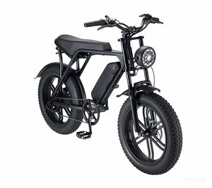 16*4-inch Snow Tires Brushless Motor 36V 10.5AH Lithium Battery Steel <b>Frame</b> Dual Hydraulic Brakes-electric Sports Bicycle - Product Image 2