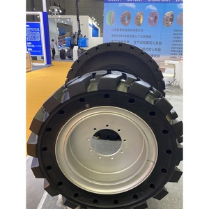 Roue à pneu plein pour nacelle élévatrice 385/65-24 avec jantes, pneu pour engin de construction 36x14-20 33x12-20 250-15 - Product Image 4