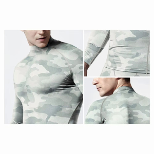 High Quality Excellent <b>Compression</b> <b>Shirts</b> for Men Custom <b>Long</b> <b>Sleeves</b> Custom Logo Sublimation Printing Breathable For Man - Product Image 4