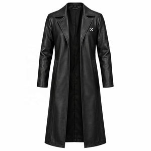 Abrigo de Cuero Genuino para Mujer |   Negro, Marrón, Borgoña |   Fabricante OEM ODM |   Diseño de Calidad Premium |   Ropa de Cuero | - Product Image 1