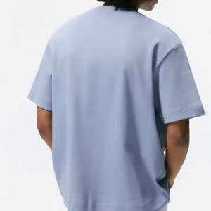 Camiseta Extra Grande Cómoda y Transpirable para Hombre, con Talla y Logotipo Personalizados, 100% Algodón, Corte Holgado - Product Image 3