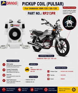 yamaha ybr 125 ss 125 ignition pick up coil export quality for two wheeler spare parts india orado - Product Image 6