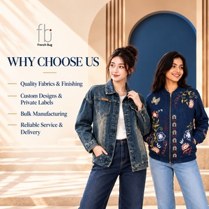 Jean en denim brodé élégant pour femme – Motif floral personnalisé, taille haute, coupe ajustée, décontracté, tendance, pour le quotidien – Nouveauté - Product Image 5