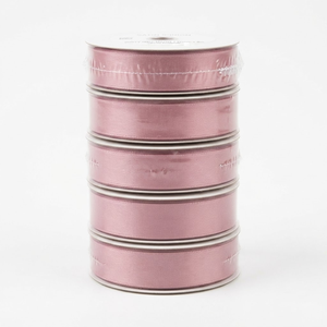 25mm Dusty Rose Mauve Single Face Satin <b>Ribbon</b> OEM 5 Rolls x 8 Meter for <b>Wedding</b> Arches Bridal Decor Floral Installations Bulk - Product Image 2