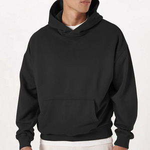 Sweat à capuche classique 100 % coton de haute qualité pour hommes et femmes, doux, élégant, avec poche en polaire, chaud pour l'hiver, séchage rapide, respirant, commandes en gros - Product Image 3