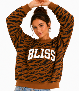 Oversized Cotton <b>Mock</b> <b>Neck</b> Sweatshirt for Women Custom Front Logo Relaxed Casual Streetwear Pullover <b>Top</b> - Product Image 2