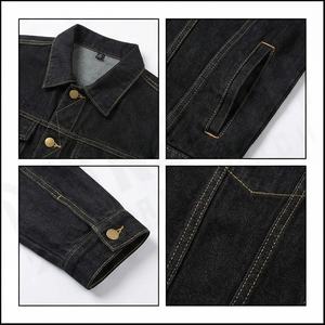 Nueva chaqueta de lona de alta calidad 2025, chaquetas de hombre con diseños OEM, chaqueta vaquera azul lavada personalizada al por mayor - Product Image 4