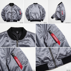 Veste universitaire en satin brodé de haute qualité du fabricant, avec manches style universitaire, personnalisable, pour baseball et lettrage - Product Image 4