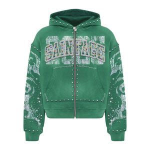 Pink Winter Streetwear Custom Zip Knitted Eco-Friendly Hoodie Unisex Oversized <b>Thick</b> <b>Fleece</b> Soft Comfortable OEM ODM Premium - Product Image 4