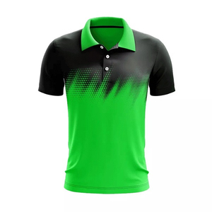 Maillot de cricket personnalisé de bonne qualité, imprimé par transfert thermique, à manches courtes, séchage rapide, nouveau design, pas cher, OEM - Product Image 1