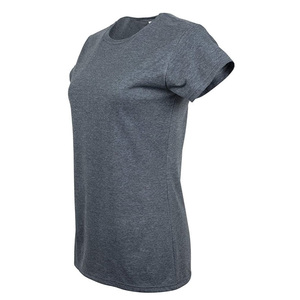 T-shirt de sport extensible à design simple personnalisé, respirant et anti-transpiration, pour femmes, t-shirts décontractés disponibles en grandes tailles - Product Image 5