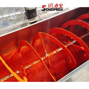 Solidpack-máquina de llenado de botellas de vidrio, línea de producción automática de pasta de tomate/Salsa de vidrio, 5L, buen rendimiento - Product Image 3