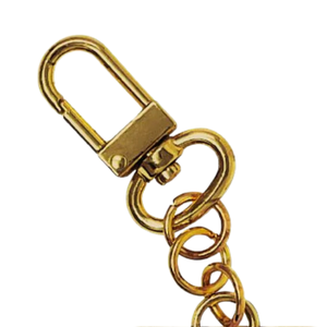 Llavero con 20 Perlas y Placa Rosa y Dorada, Diseño de Letras AKA, Colgante para Bolso, Anillo para Llaves, Accesorio de Moda, Regalo para Uso Diario - Product Image 2