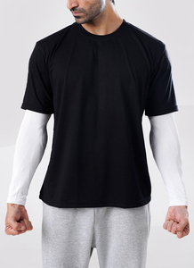 Mangas Protectoras de Poliéster Blancas para Hombre, UPF50+, Protección Solar de Manga Larga - Product Image 2