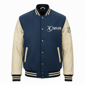 Oversized Winter Varsity <b>Jacket</b> with Hood Polyester/Cotton Material Front Logo Position Wholesale Professional Baseball - Product Image 1