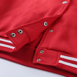 Chaqueta Varsity Corta Personalizada para Mujer, Estilo Béisbol, Chaqueta Letterman para Escuela Secundaria, OEM ODM - Product Image 5