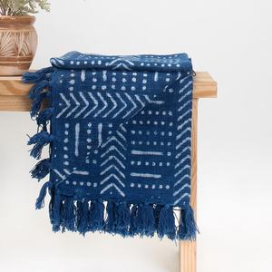 Indian Luxury Handmade Cotton <b>Throw</b> <b>Blanket</b> Floral Block Printed Double Sided Stylish Decorative Sofa <b>Throw</b> for Home - Product Image 4