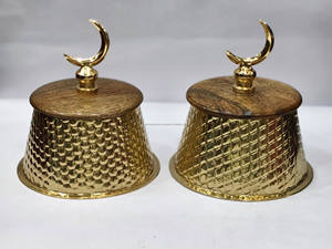 Tazón de fruta seca de latón de forma redonda para restaurante, cuenco de fechas de Metal de tamaño mediano más vendido en India, Calidad exclusiva - Product Image 4