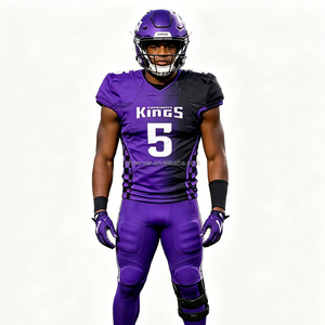 Maillot et pantalon d'équipe de football américain haut de gamme, uniforme personnalisé, vêtements de sport légers, fabrication OEM, marque privée, vente en gros - Product Image 2