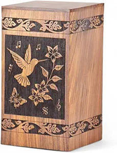 โกศไม้ทำมือสไตล์อเมริกันสมัยใหม่ สำหรับงานศพ ตกแต่งได้ ใช้ได้ทั้งชายหญิง ความจุ 220 คิวบิกอินช์ ราคาประหยัด - Product Image 5