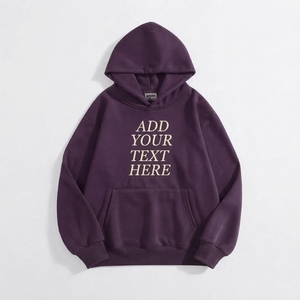 Fabricante OEM de Sudaderas con Capucha para Hombre, Tallas Grandes, Personalizadas, de Algodón, Estilo Hip-Hop, Forro Polar, Ecológicas, para Invierno - Product Image 1