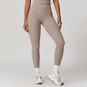 Leggings de Cintura Alta con Compresión, Largos, Sólidos, de Secado Rápido, Ecológicos, Ligeros, Transpirables, con Cintura Elástica, para Yoga - Product Image 2