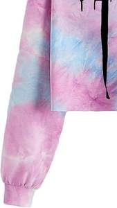 Sudadera Corta con Capucha para Mujer, Estilo Holgado, para Adolescentes, con Logotipo Frontal ODM, 100% Algodón, Diseño Inspirado en la Serie de TV Friends - Product Image 5