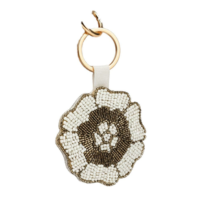 Llavero de Regalo Único Hecho a Mano con Cuentas de Aleación de Zinc, Amuleto de Bolso de Moda Artesanal India de Calidad Premium Ecológico - Product Image 2