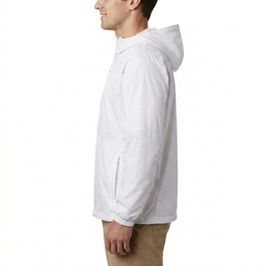 เสื้อแจ็คเก็ตกันลมสำหรับผู้ชาย น้ำหนักเบา กันน้ำ กันลม ระบายอากาศได้ดี มีฮู้ด เหมาะสำหรับวิ่ง เดินป่า ตั้งแคมป์ และเล่นกีฬากลางแจ้ง - Product Image 3