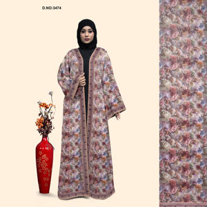 Abaya longue et fluide très demandée, douce et confortable, légère, idéale pour les voyages, disponible à un prix compétitif - Product Image 2