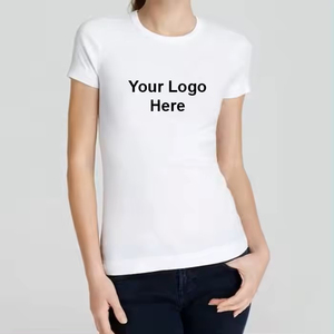 เสื้อยืดคอกลมผ้าฝ้ายสำหรับผู้หญิงใส่สบายระบายอากาศได้ดีสีพื้นลายตัวอักษรสำหรับใส่ในชีวิตประจำวันแขนสั้นลำลองสำหรับฤดูร้อน - Product Image 2