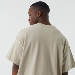 Camisetas de Hombre al por Mayor, Cuello Redondo, Tejido Grueso, 100% Algodón, Corte Holgado, Nuevas, de Verano, Manga Corta, Transpirables - Product Image 2