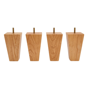 Patas Decorativas de Madera Maciza para Sofá, Soportes Duraderos de Madera Dura para Muebles, para Aplicaciones en Sofás y Gabinetes Contemporáneos - Product Image 1