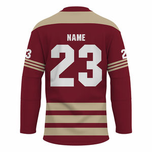 Último Diseño Personalizado de Jersey de Hockey sobre Hielo Sublimado, Nueva Moda 100% Poliéster Transpirable de Secado Rápido - Product Image 2